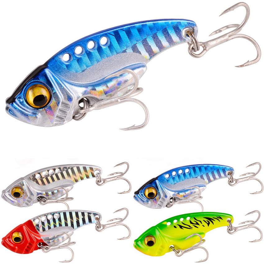 Fishing Lure Blade Bait - 6pc/lot 7/10/15/20G Hard Metal Vib Blade