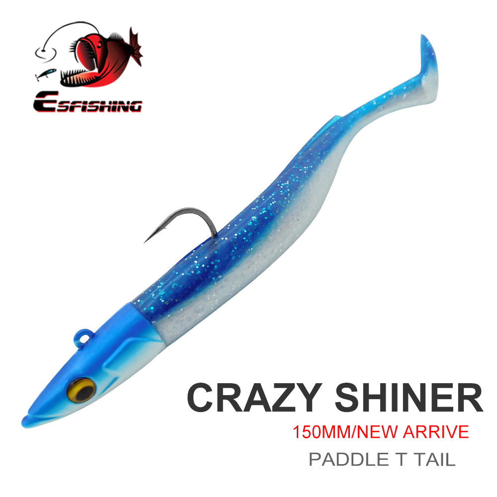 Fishing Lure Spinnerbait - ESFISHING Soft Fishing Lure Leurre Souple