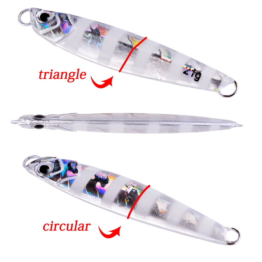 10pcs Metal Jig 7g 10g 14g 17g - Fishing Lure Spoon 评论和价格