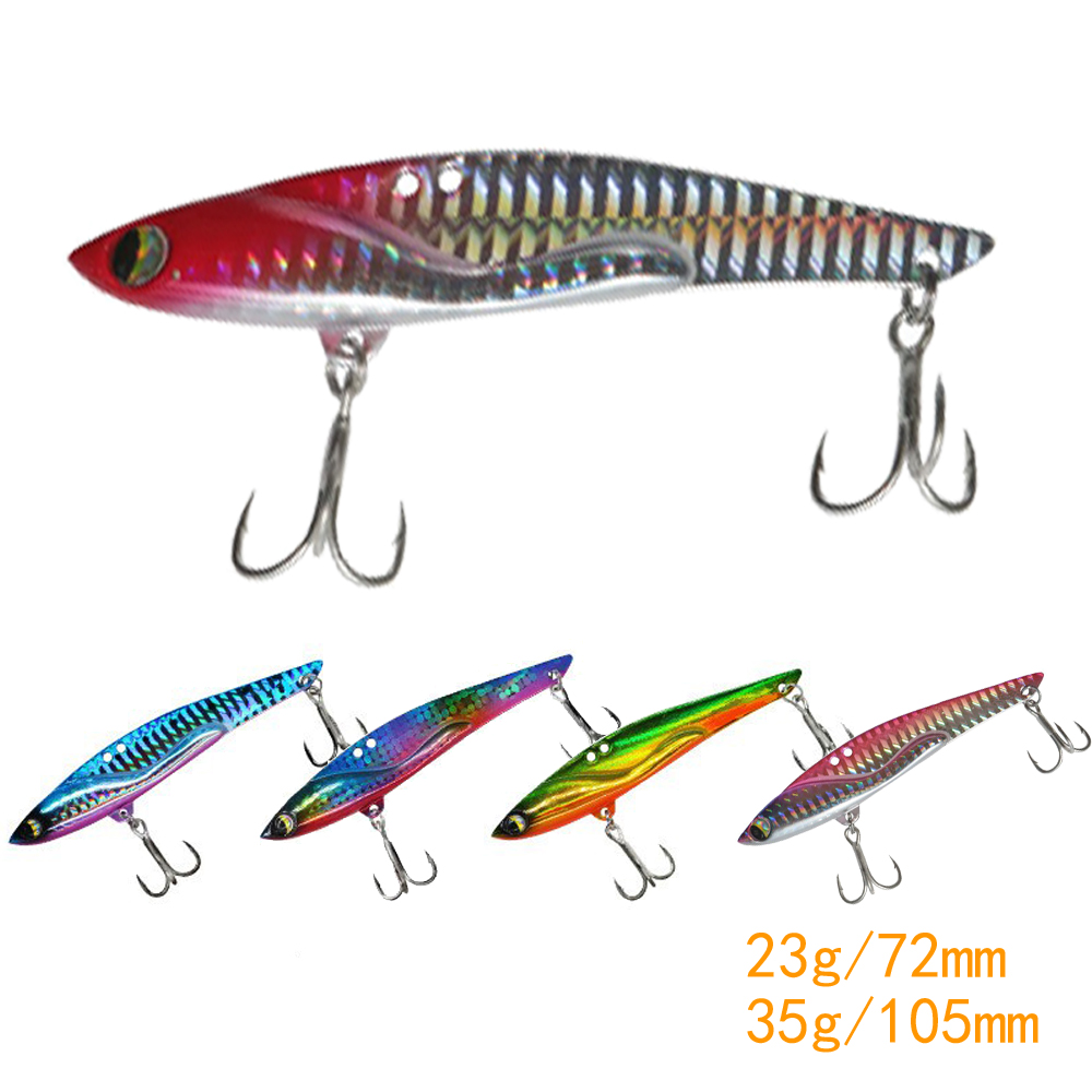 2PCS 105mm 35g 72mm 23g VIB Fi - Fishing Lure Spinnerbait 评论和价格