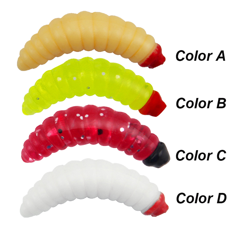 WESTBASS 20/50PCS Soft Larva S - Fishing Lure Soft Plastic 评论和价格