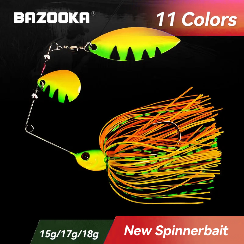 Bazooka 15g 18g Spinnerbait Fi - Fishing Lure Spinnerbait 评论和价格