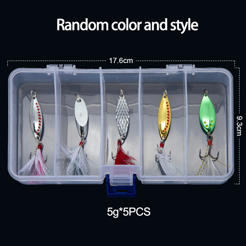 Metal Spoon Spinner Fishing Lu - Fishing Lure Spinnerbait 评论和价格