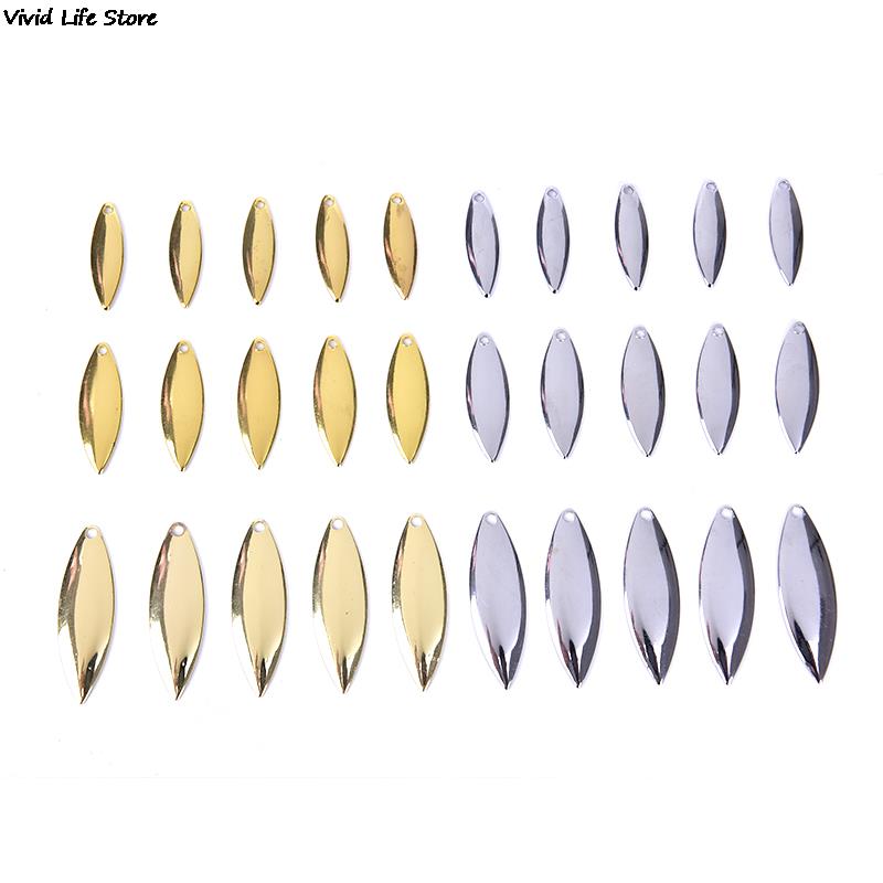 50pcs 45g/50g/75g Metal Willow - Fishing Lure Blade Bait 评论和价格