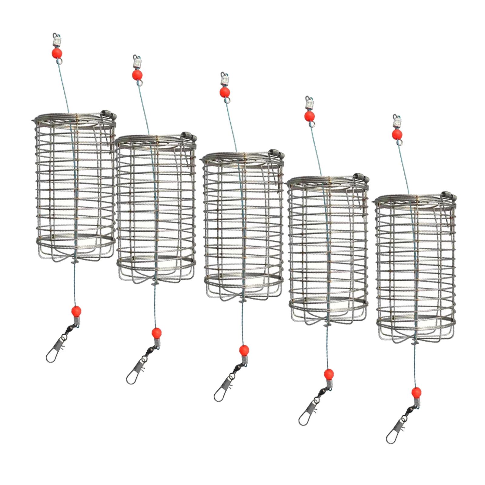 5x Solid Fishing Feeder Cage T - Fishing Lure Box 评论和价格