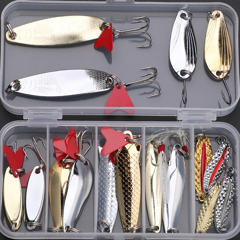 Fishing Lure Kit 16 Pcs Sets T - Fishing Lure Spinnerbait 评论和价格