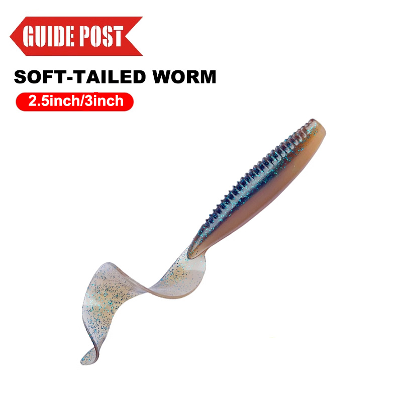 GUIDE POST 2.0/2.5/3.0inch Sof - Fishing Lure Soft Plastic 评论和价格