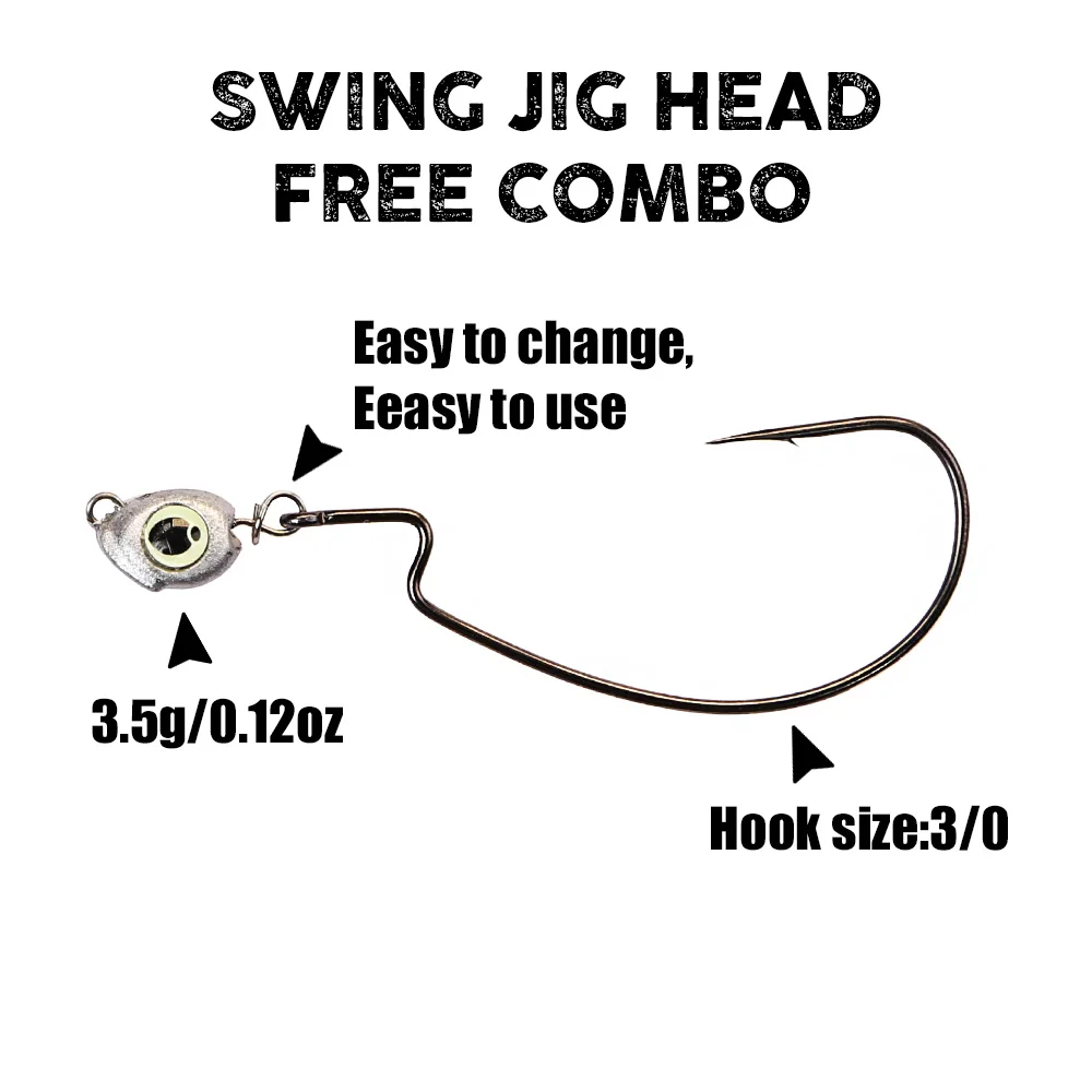 B&U Swing Jig Head Cheburashka - Fishing Lure Accessories 评论和价格